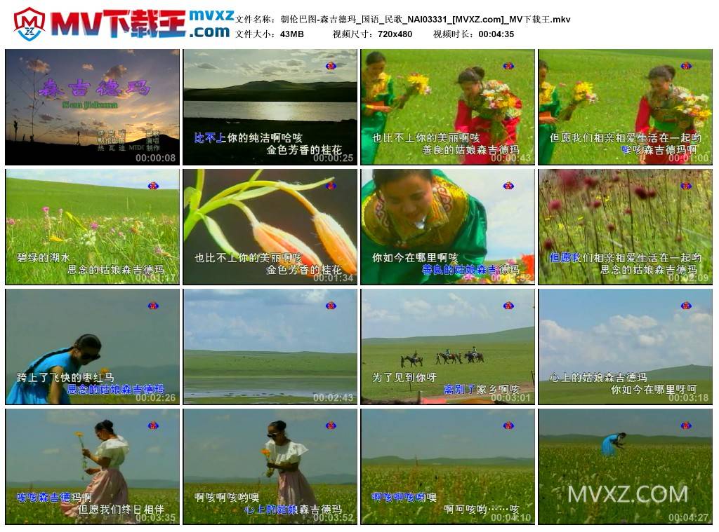 朝伦巴图-森吉德玛_国语_民歌_NAI03331